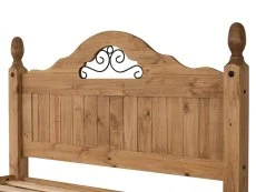 Seconique Seconique Corona Scroll Pine Wooden Bed Frame (High Footend)