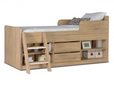 Seconique Felix 3ft Single Sonoma Oak Cabin Bed Frame