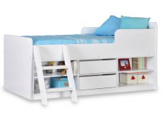 Seconique Seconique Felix 3ft Single White Cabin Bed Frame