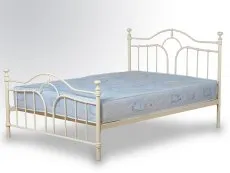 Seconique Seconique Keswick 4ft6 Double Cream Metal Bed Frame