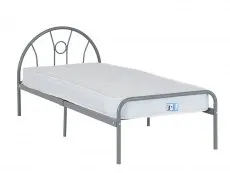 Seconique Seconique Nova Silver Metal Bed Frame