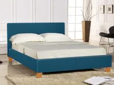 Seconique Seconique Prado 4ft6 Double Petrol Blue Fabric Bed Frame