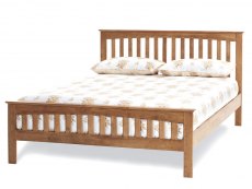 Serene Serene Amelia 6ft Super King Size Honey Oak Wooden Bed Frame