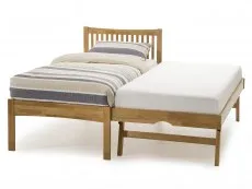 Serene Serene Mya 3ft Single Honey Oak Wooden Guest Bed Frame