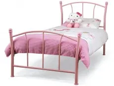Serene Serene Penny 3ft Single Pink Metal Bed Frame