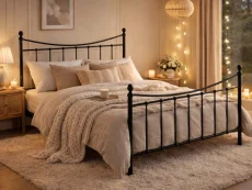 Time Living Time Living Alderley Black Metal Bed Frame