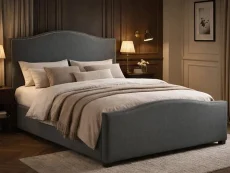 Time Living Brunswick Grey Fabric Ottoman Bed Frame Time Living Brunswick Grey Fabric Ottoman Bed Frame