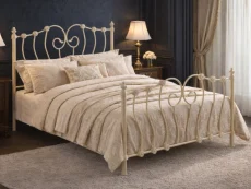 Time Living Time Living Inova Ivory Metal Bed Frame