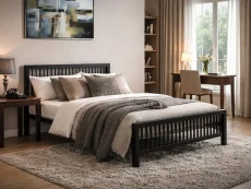 Time Living Time Living Meridian Black Metal Bed Frame