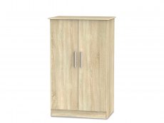 Welcome 2ft6 Contrast Childrens Small Wardrobe (Assembled)
