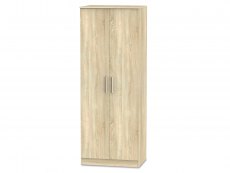 Welcome 2ft6 Contrast Tall 2 Door Double Wardrobe (Assembled)