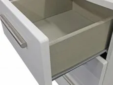 Welcome Welcome Knightsbridge White High Gloss 2 Door 2 Drawer Double Wardrobe (Assembled)