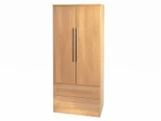 Welcome Welcome Sherwood 2 Door 2 Drawer Tall Double Wardrobe (Assembled)
