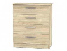 Welcome Contrast 4 Drawer Chest of Drawers (Assembled)