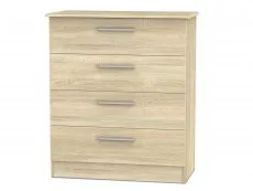 Welcome Welcome Contrast 4 Drawer Chest of Drawers (Assembled)
