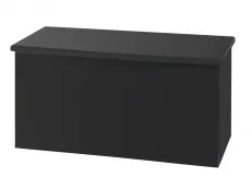 Welcome Welcome Knightsbridge Black High Gloss Blanket Box (Assembled)