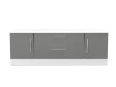 Welcome Welcome Contrast 2 Door 2 Drawer Wide TV Cabinet (Assembled)