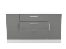 Welcome Welcome Contrast 2 Door 3 Drawer Wide Sideboard (Assembled)