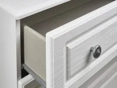 Welcome Welcome Pembroke White Ash 3 Drawer Deep Low Chest of Drawers (Assembled)