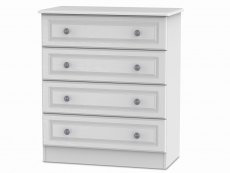 Welcome Pembroke White Ash 4 Drawer Chest of Drawers (Assembled)