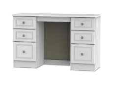 Welcome Pembroke White Ash Double Pedestal Dressing Table (Assembled)