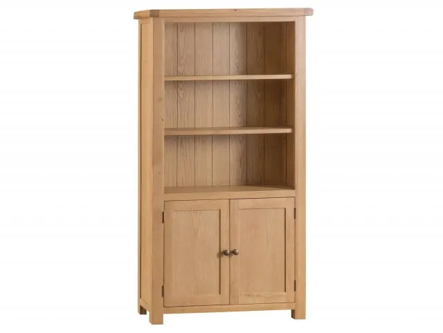 Photos - Display Cabinet / Bookcase Kenmore Waverley Oak 2 Door Large Bookcase Assembled bookcases 