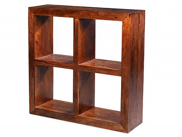 Archers Santa Clara Acacia Large Wooden Display Cabinet Assembled thumbnail