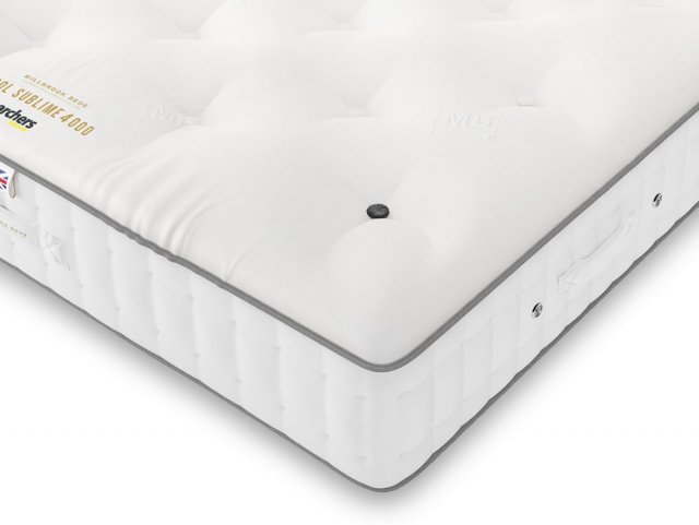 Millbrook Wool Sublime Pocket 4000 Mattress - 4ft Small Double