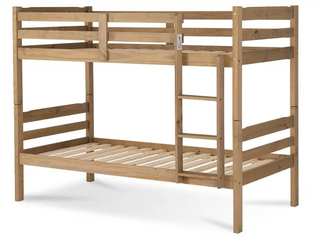 Photos - Bed Seconique Panama 3ft Pine Wooden Bunk  Frame bunkbeds