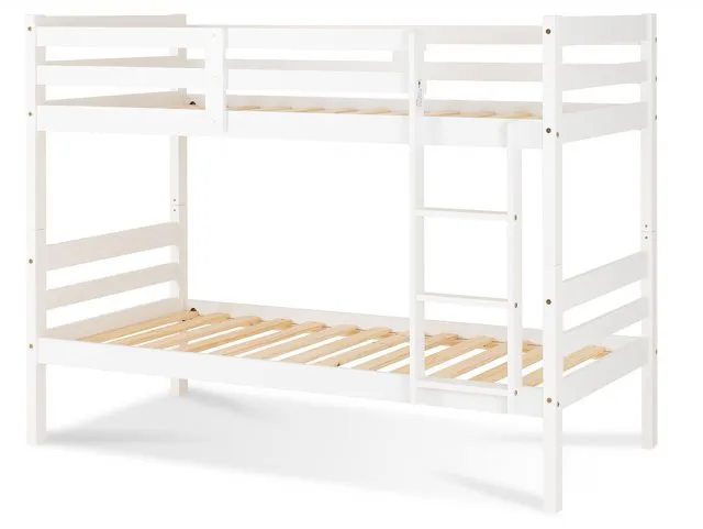Photos - Bed Seconique Panama 3ft White Wooden Bunk  Frame bunkbeds