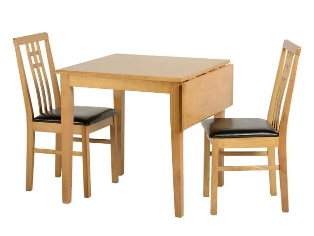 Seconique Vienna Oak Extending Dining Table and 2 Chair Set