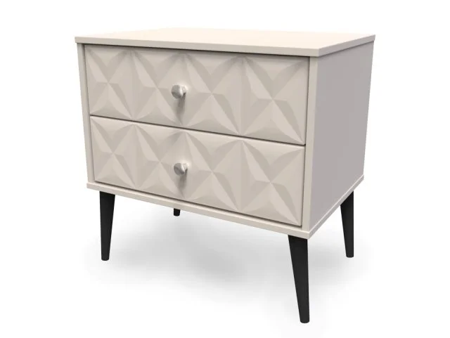 Welcome Pixel 2 Drawer Wide Bedside Table Assembled thumbnail