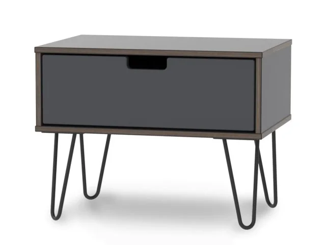 Welcome Shanghai 1 Drawer Wide Bedside Table Assembled thumbnail