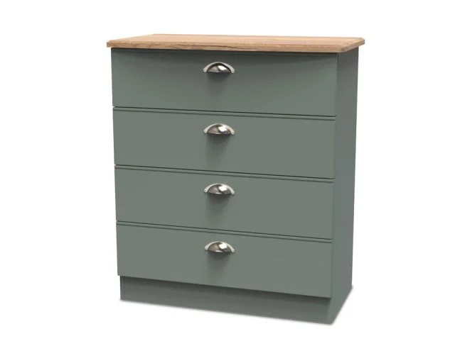 Welcome Victoria 4 Drawer Chest of Drawers Assembled thumbnail