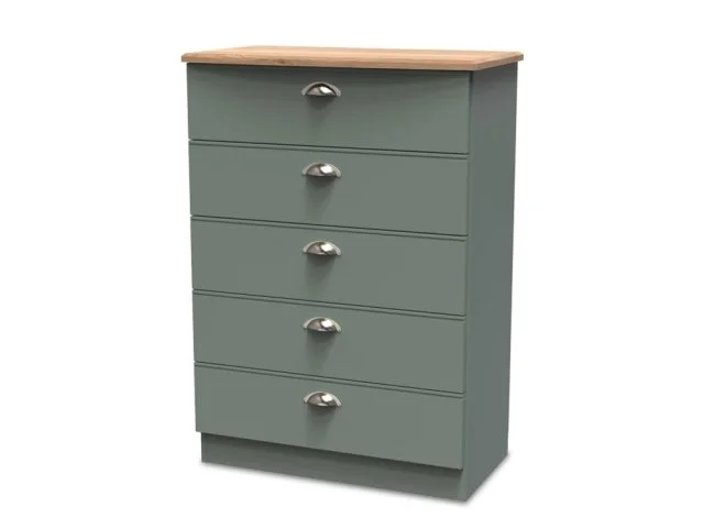 Welcome Victoria 5 Drawer Chest of Drawers Assembled thumbnail