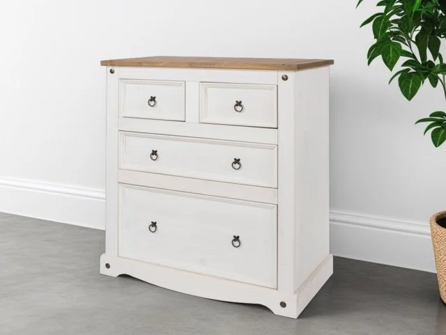 Core Products - Core Corona White and Pine 22 Drawer Chest of Drawers thumbnail