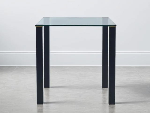 Julian Bowen Piero 80cm Glass Dining Table