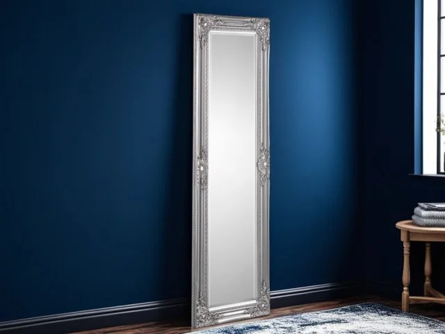 Julian Bowen Palais Pewter Effect Wall Mirror