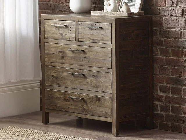 Photos - Other Furniture ASC Hatton Reclaimed Pine 32 Drawer Chest of Drawers Assembled chestsofdrawers 