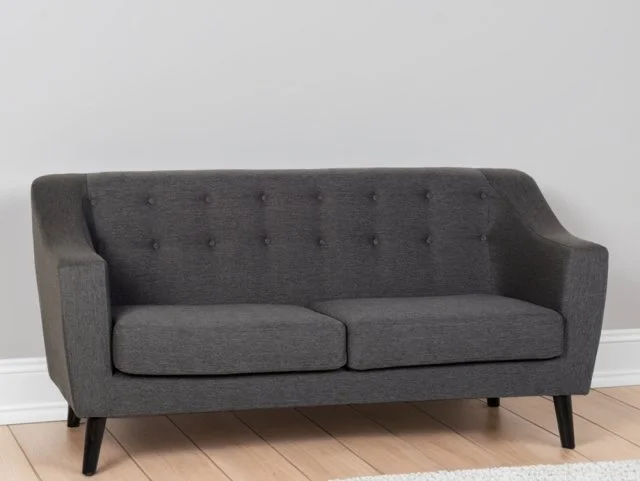 Seconique Ashley Grey Fabric 3 Seater Sofa thumbnail