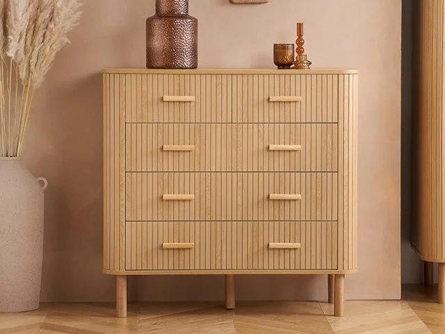 Birlea Furniture & Beds - Birlea Axel Oak 32 Drawer Chest of Drawers thumbnail