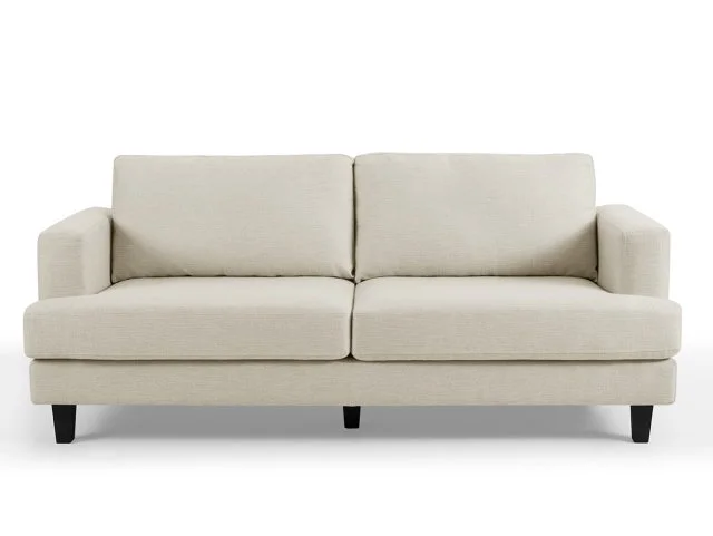 TGC Donnie Beige Fabric 3 Seater Sofa