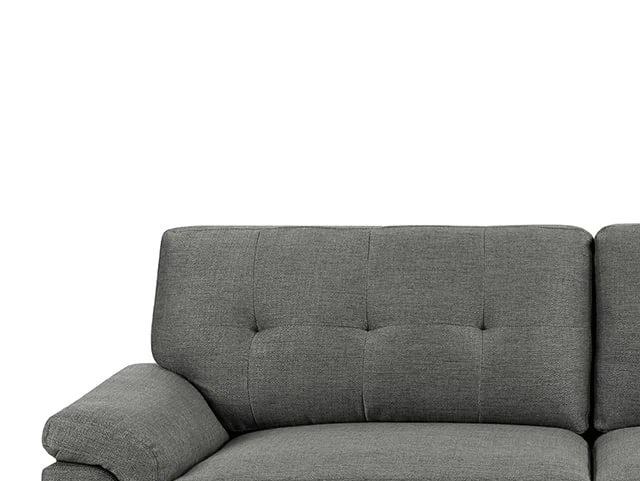 TGC Doran Grey Fabric 3 Seater Sofa thumbnail