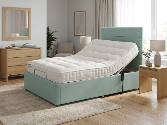 Flexisleep Majestic Natural Pocket 3000 Electric Adjustable Bed - 4ft Small Double