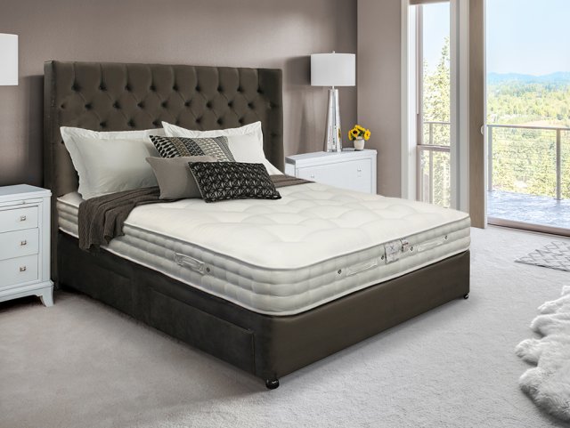 Alexander and Cole Tranquillity Shallow Pocket 4600 Lunar Divan Bed - 4ft Small Double