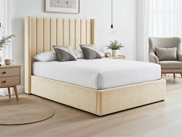 ASC Zeus Fabric Bed Frame - 4ft6 Double