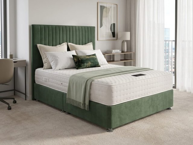 ASC Gel Comfort Pocket 1000 Lunar Divan Bed - 6ft Super King Size