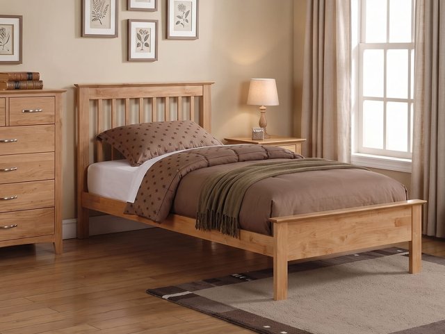 Flintshire Pentre Oak Wooden Bed Frame - 3ft Single