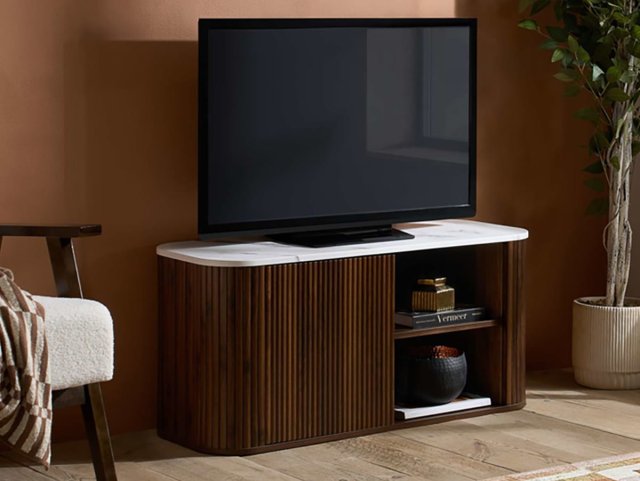 Birlea Russo Walnut Small TV Unit