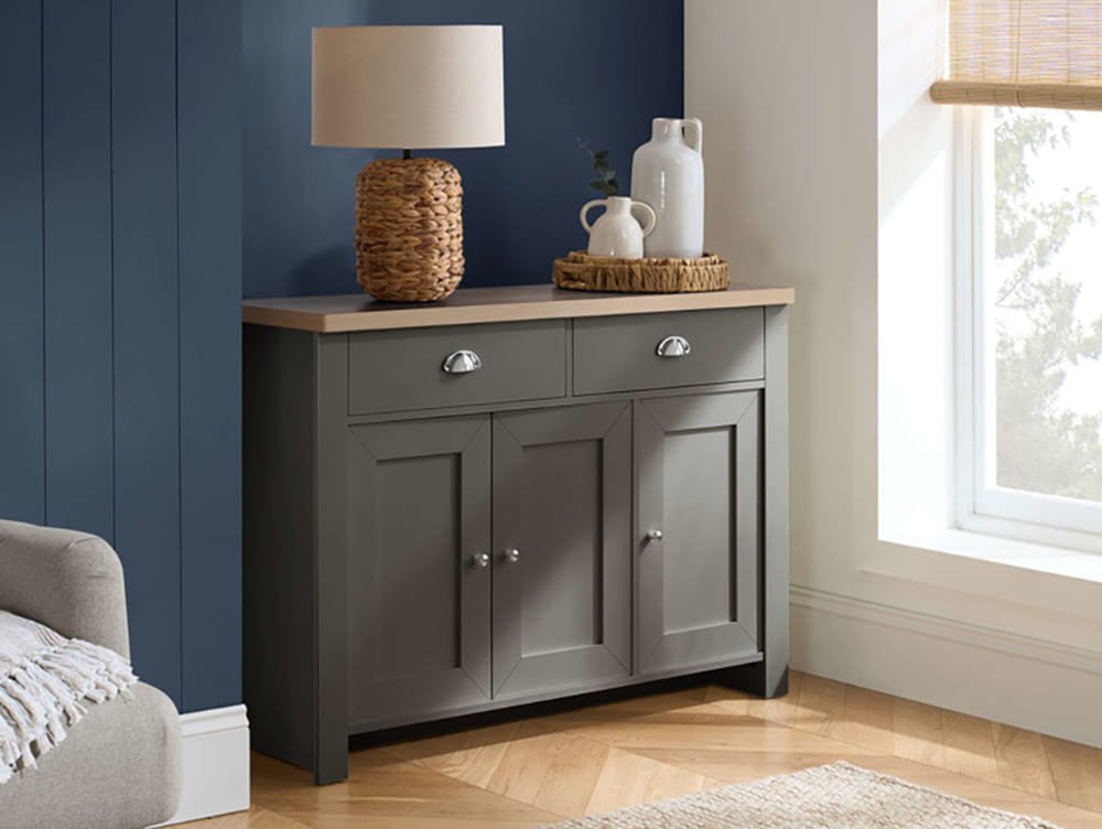 B&Q -  Highgate 3 Door 2 Drawer Sideboard - Image 9